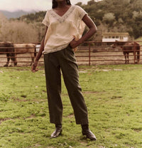 The Great. - Fortune Top - beige - blouses - clothing