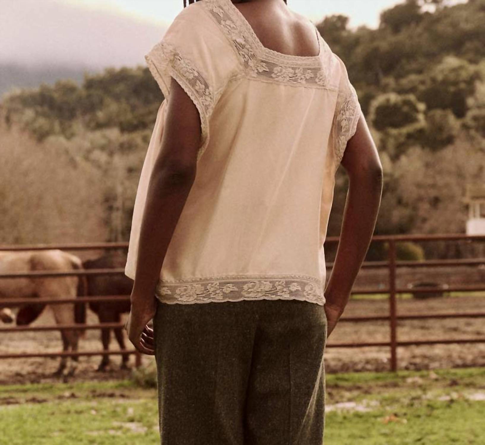 The Great. - Fortune Top - beige - blouses - clothing