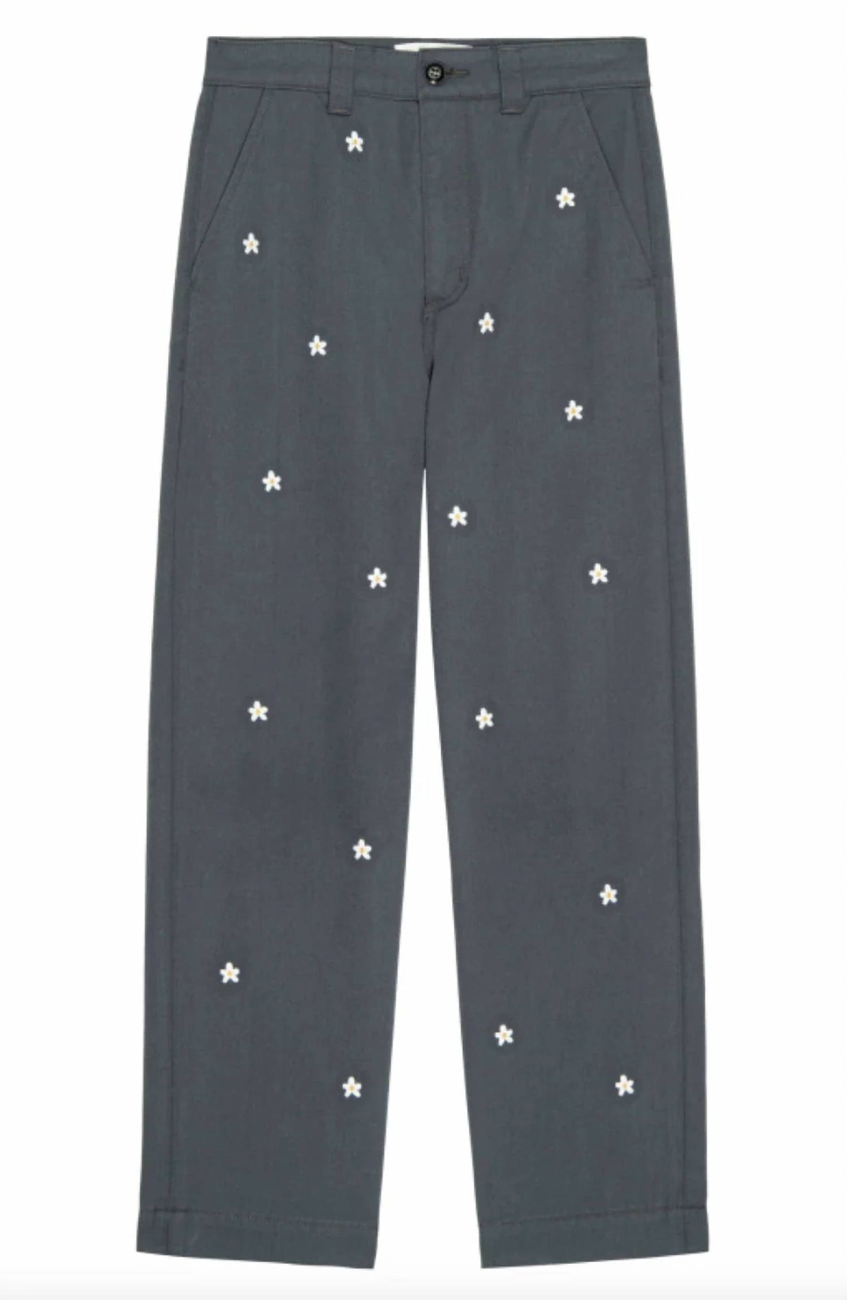 The Great. - Garage Pants With Daisy Embroidery