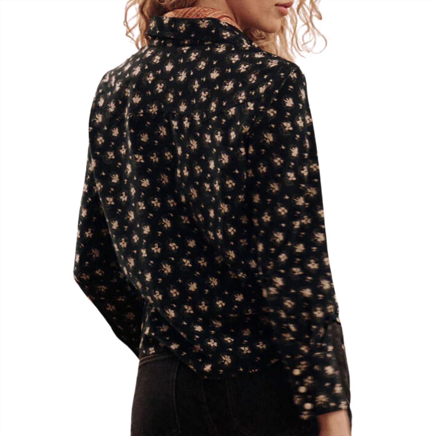 The Great. - Howdy Top - black - blouses - clothing