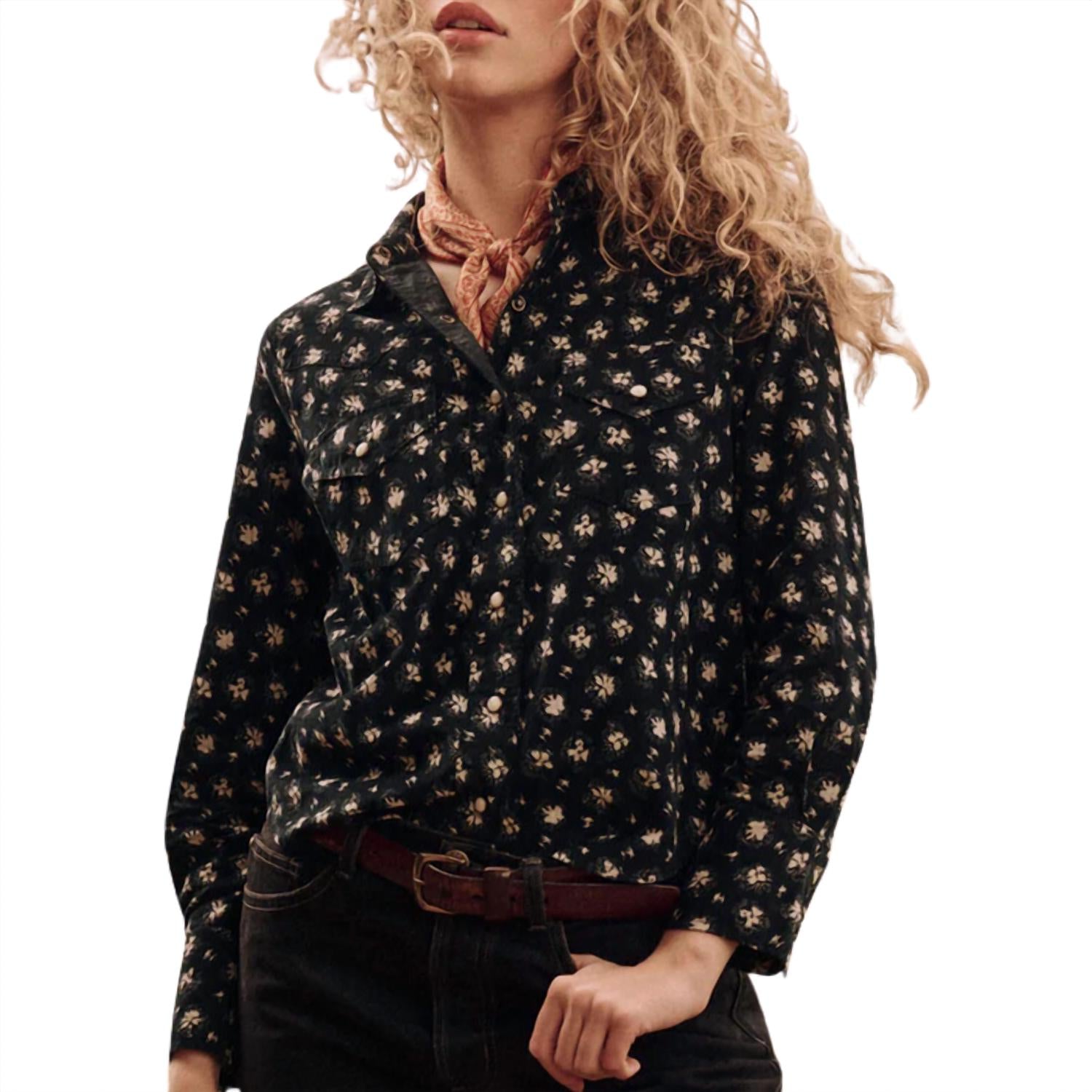 The Great. - Howdy Top - black - blouses - clothing