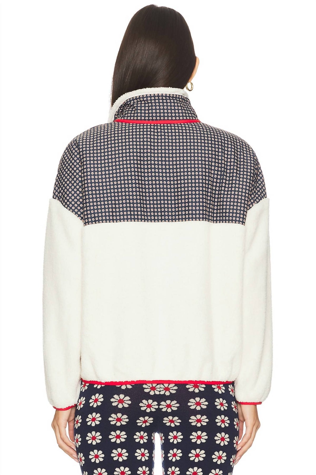 The Great. - Plush Terrain Half Zip Jacket