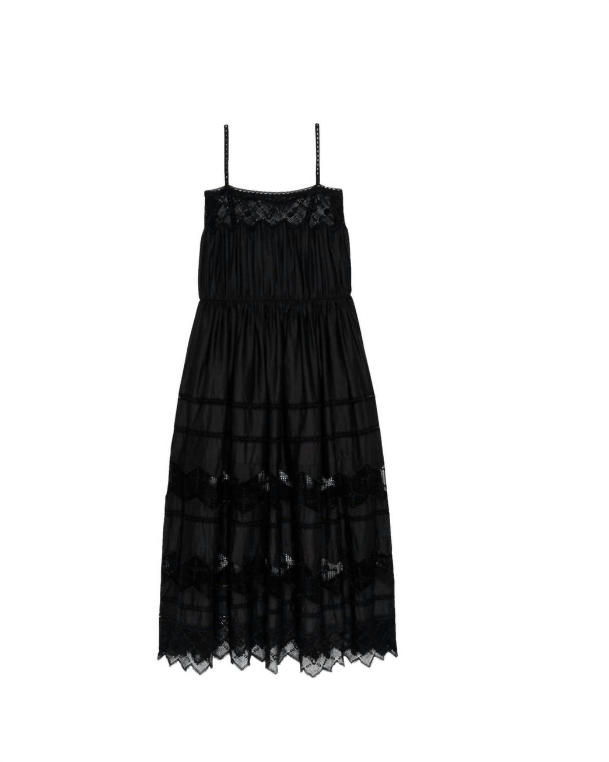 The Great. - Rosette Crochet Dress
