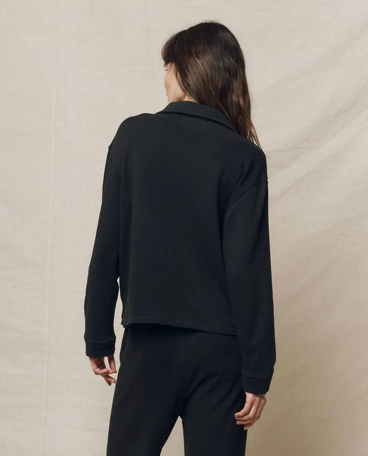 The Great. - Rugby Long Sleeve Collared Sweatshirt