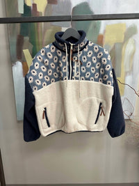 The Great. - The Plush Terrain Half Zip - beige - casual - jacket - clothing