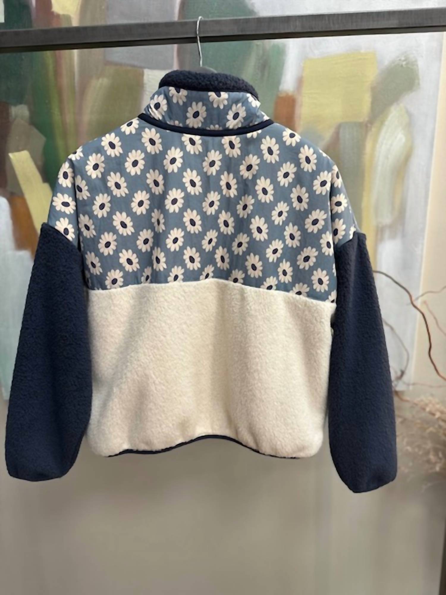 The Great. - The Plush Terrain Half Zip - beige - casual - jacket - clothing