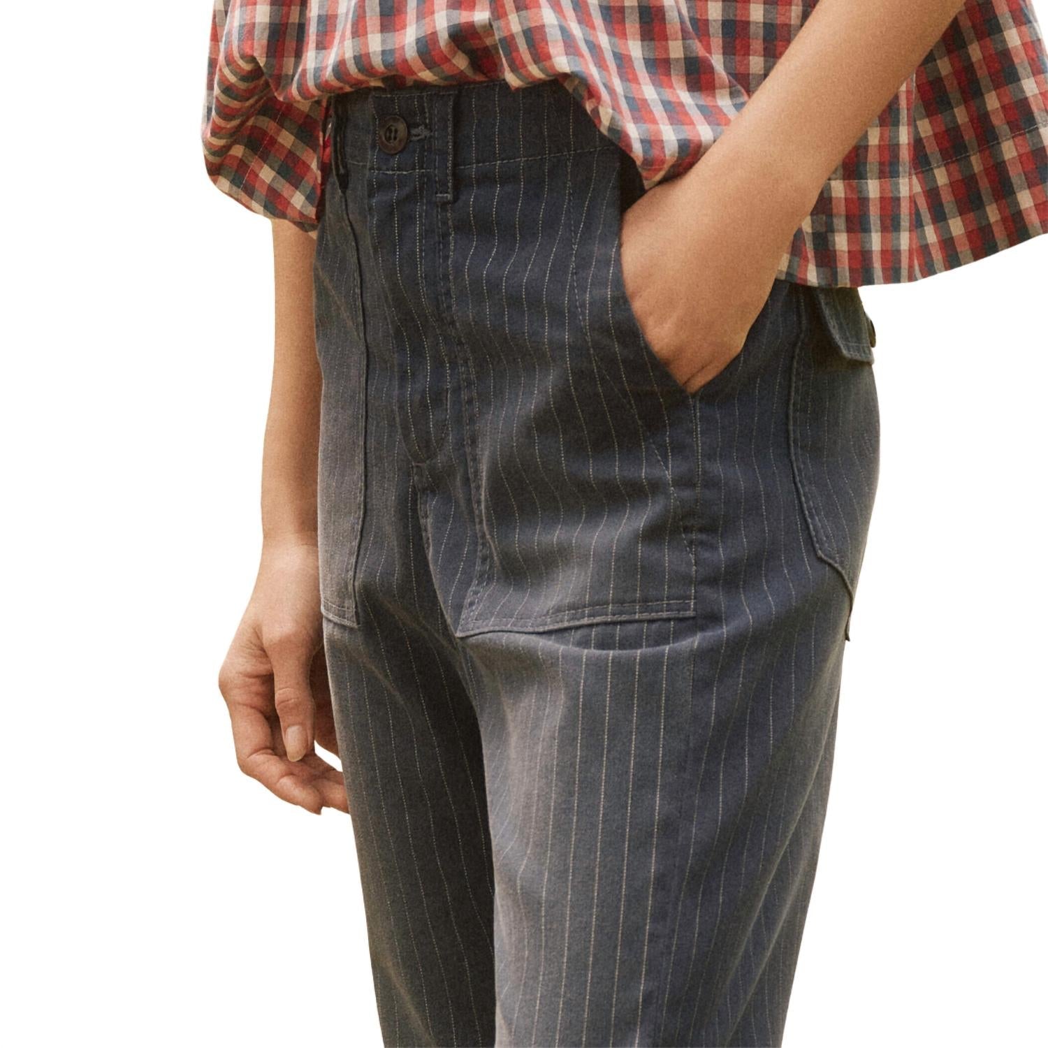 The Great. - The Ranger Pant - blue - clothing - pants