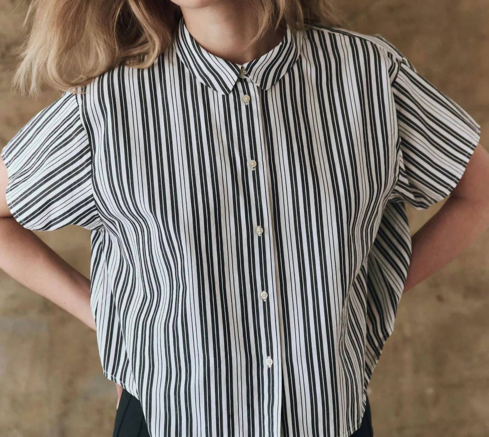 The Great. - Valor Top - black - blouses - clothing