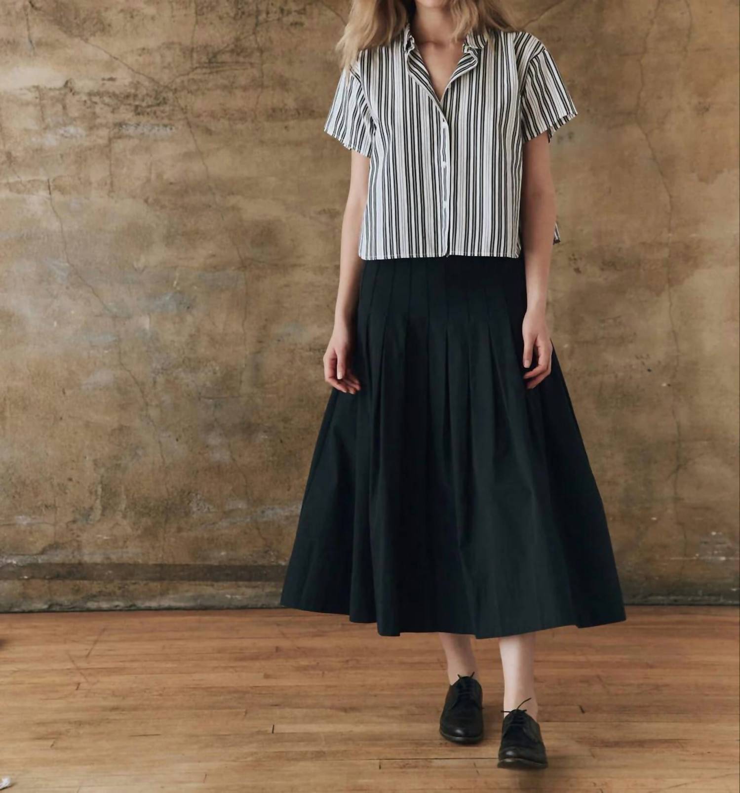 The Great. - Valor Top - black - blouses - clothing