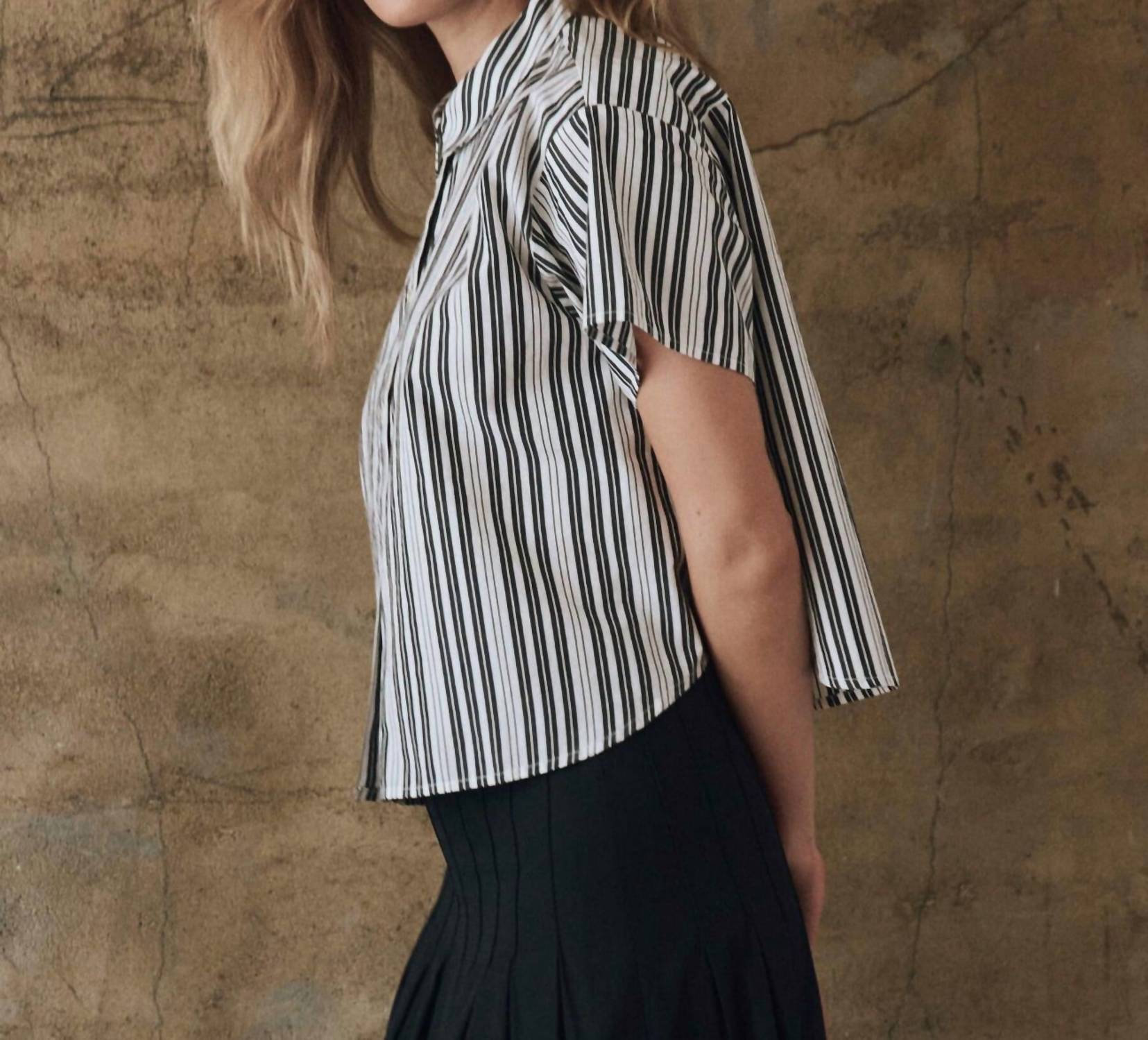 The Great. - Valor Top - black - blouses - clothing
