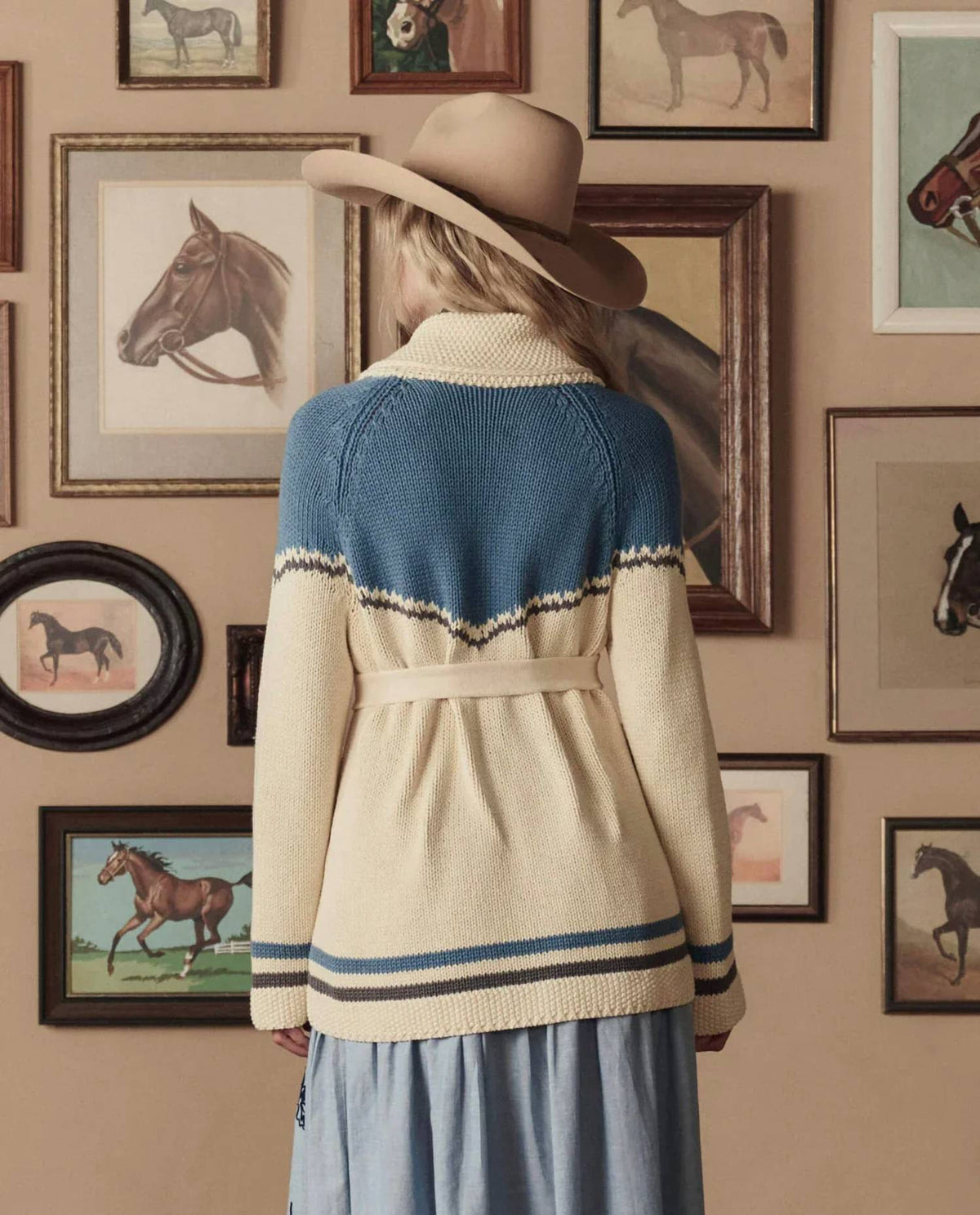 The Great. - Western Riding Cardigan Sweater