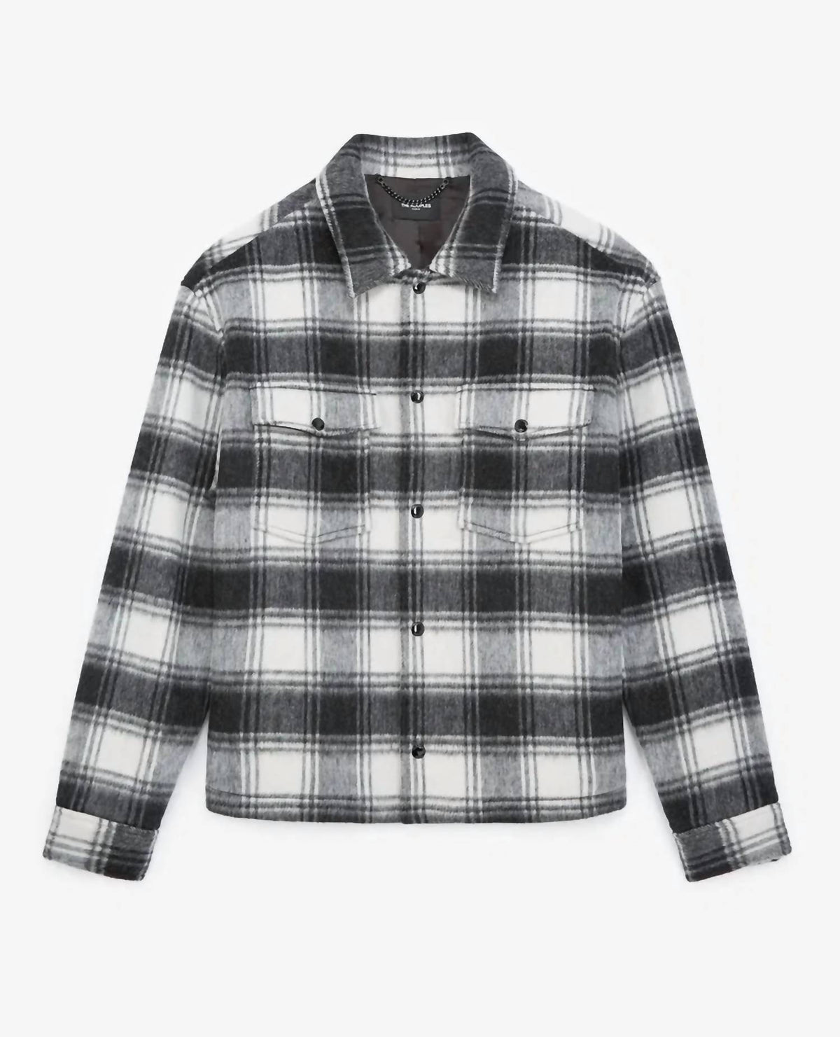 The Kooples - Wool Jacket With Check Motif
