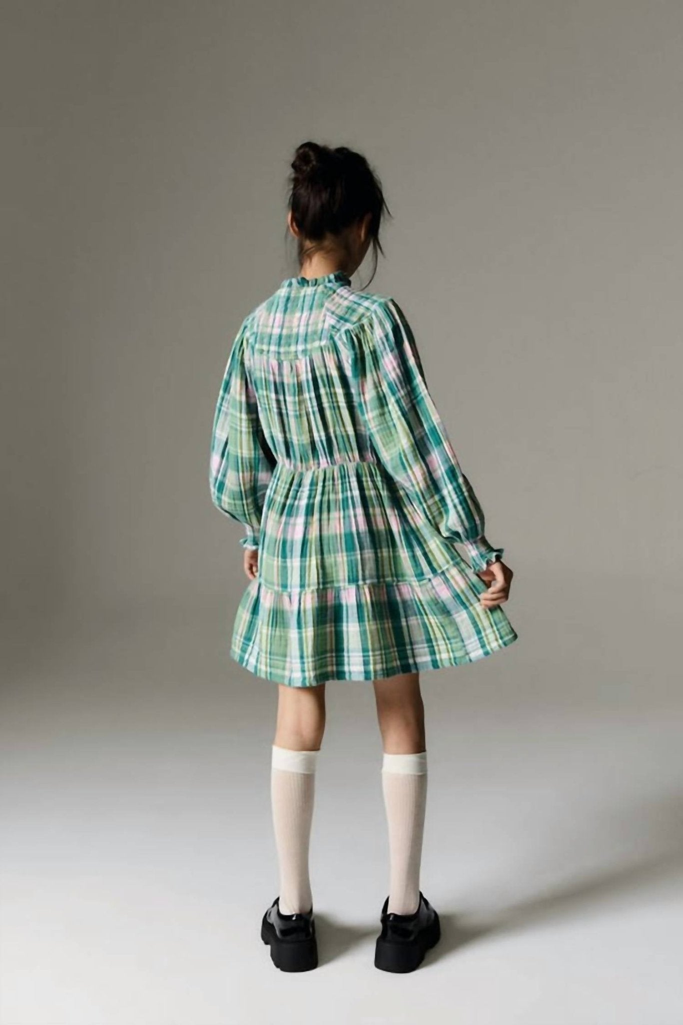 The New Society - Girl's Greenland Dress - casual - clothing - cotton - blend