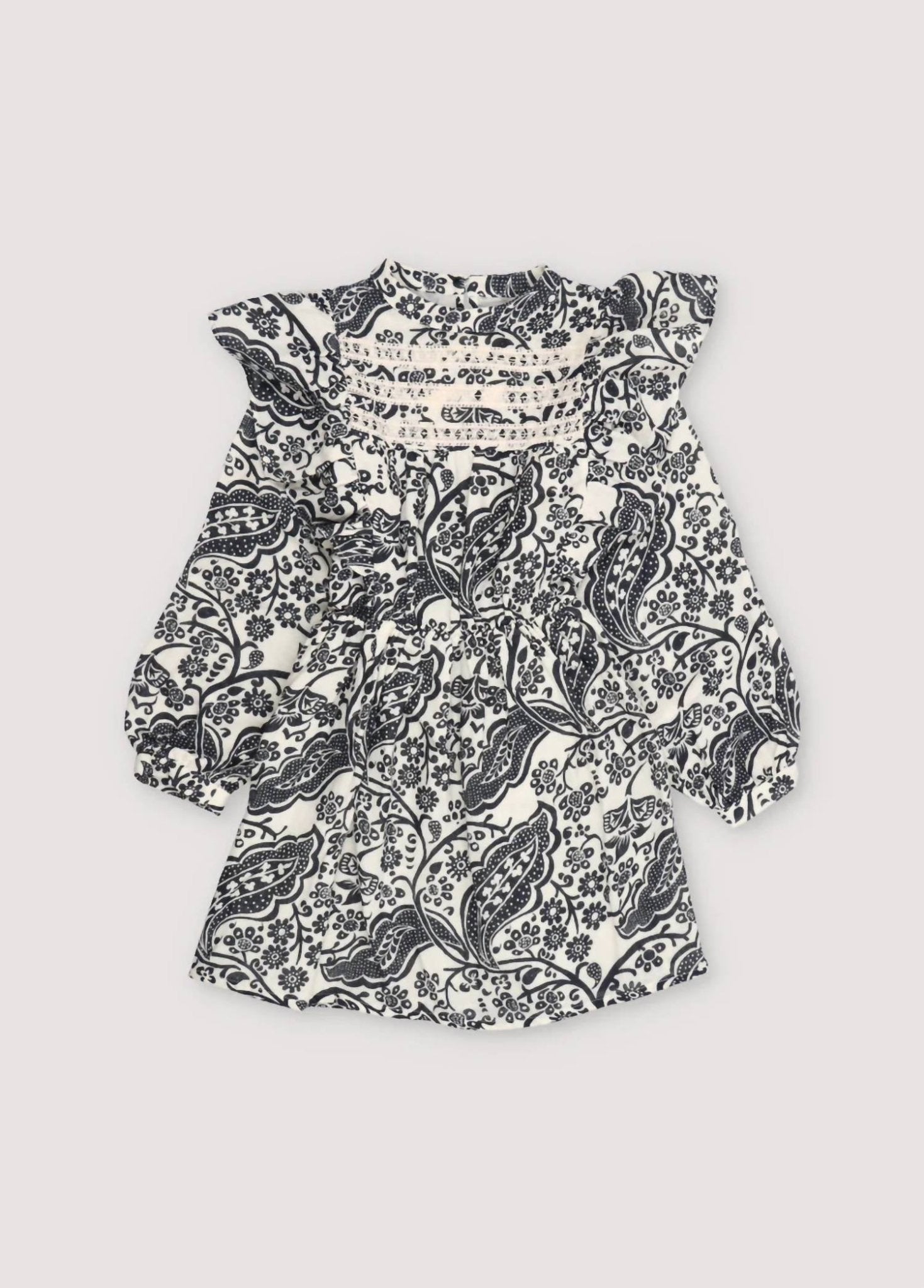The New Society - Girl's Jaipur Dress - black - casual - clothing