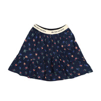The New Society - Girl's Moon Skirt - blue - bottoms - clothing