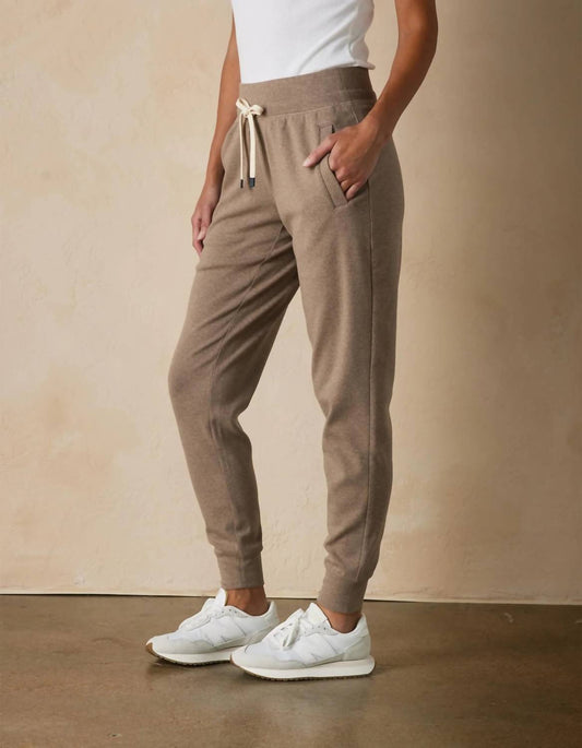 The Normal Brand - Women's Puremeso Everyday Jogger - brown - clothing - cotton - blend