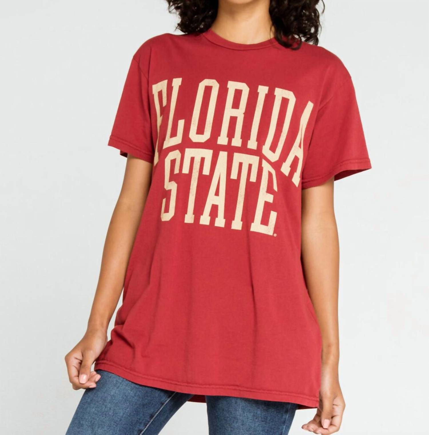 The Original Retro Brand - Retro Florida State Boyfriend Tee - clothing - graphic - red