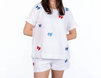 The Royal Standard - Patriotic Bows Top