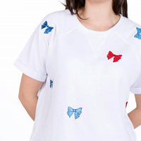 The Royal Standard - Patriotic Bows Top