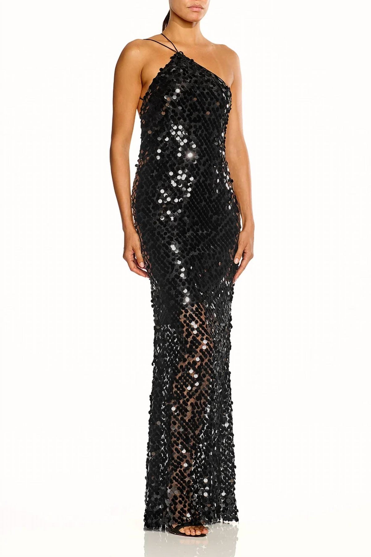The Sei - PAILLETTE ONE SHOULDER GOWN
