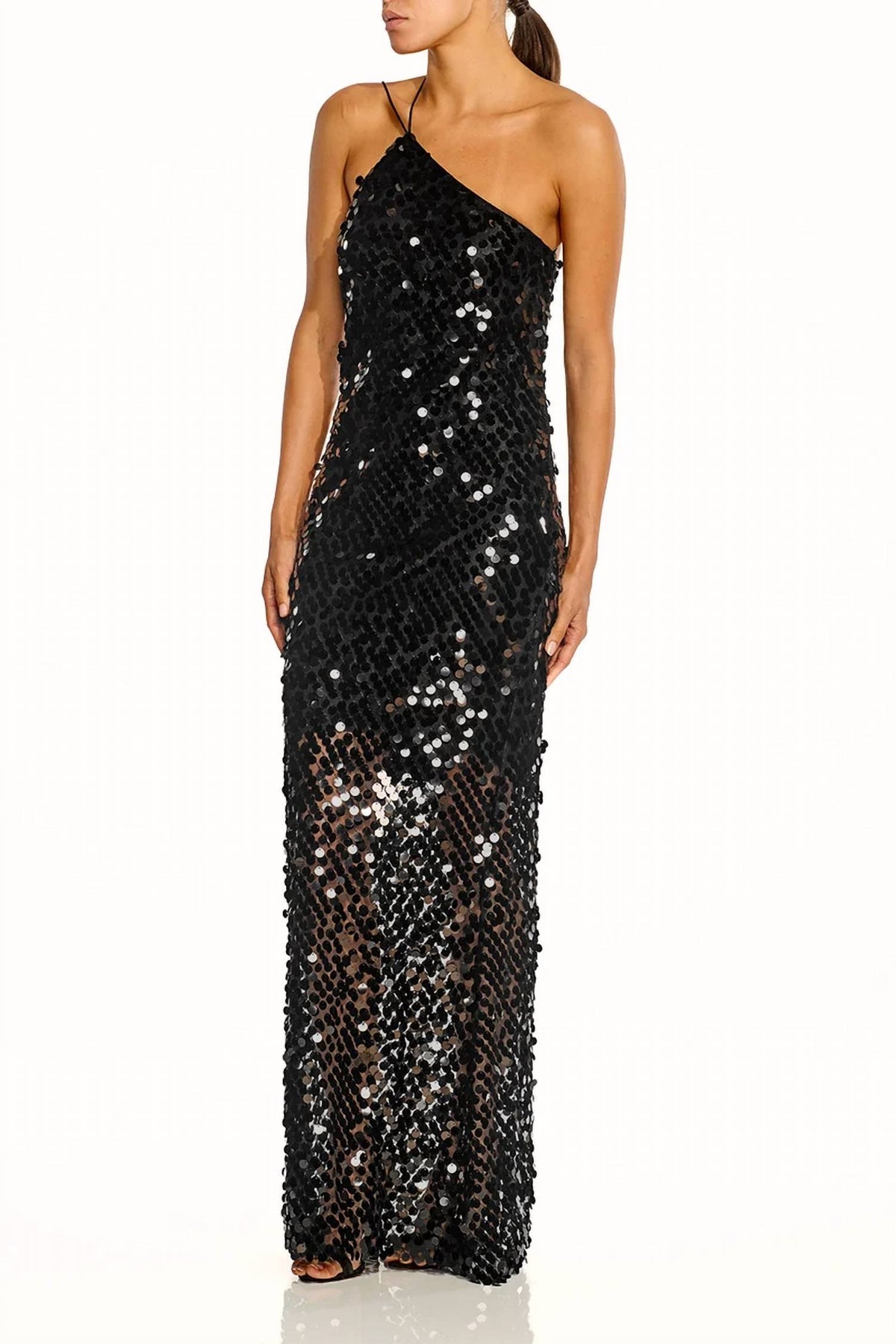 The Sei - PAILLETTE ONE SHOULDER GOWN