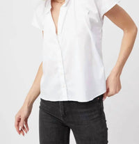 The Shirt - Flutter Shoulder Shirt
