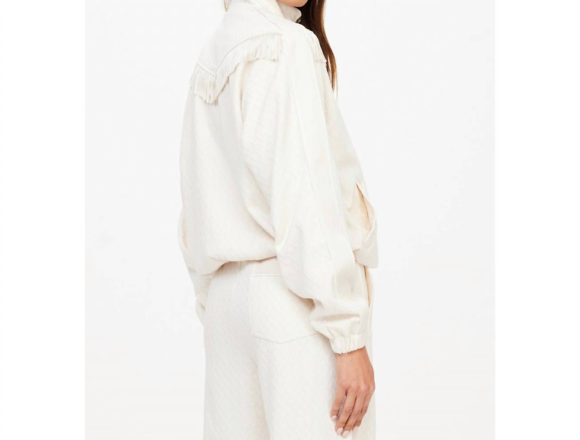The Upside - Bow N Arrow Fringe Zip Jacket - casual - socks - clothing - men