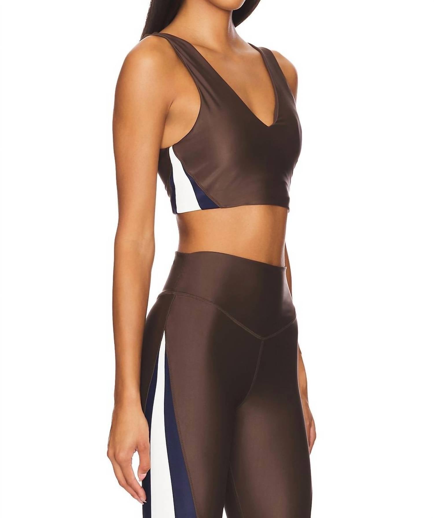 The Upside - ICON ISAAC BRA - bras - brown - clothing
