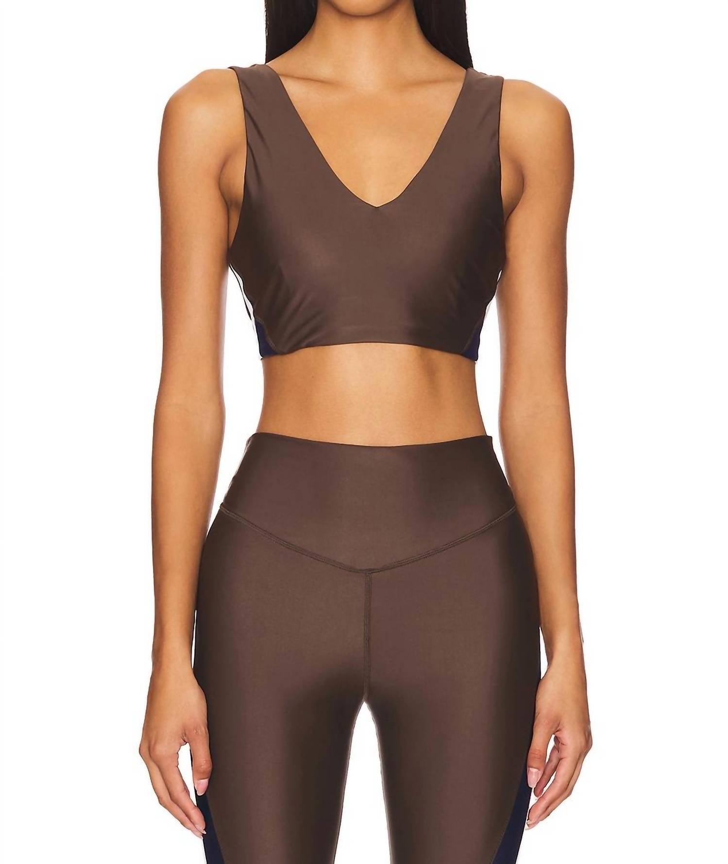 The Upside - ICON ISAAC BRA - bras - brown - clothing