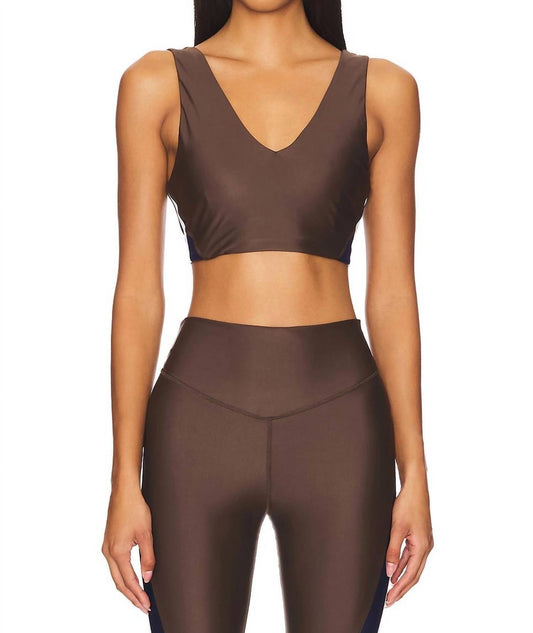 The Upside - ICON ISAAC BRA - bras - brown - clothing