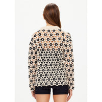 The Upside - Luminary Malia Crochet Shirt - beige - cardigans - clothing