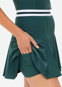 The Upside - Peached Lucette Pleated Dress - clothing - dresses - green