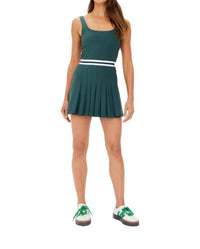 The Upside - Peached Lucette Pleated Dress - clothing - dresses - green