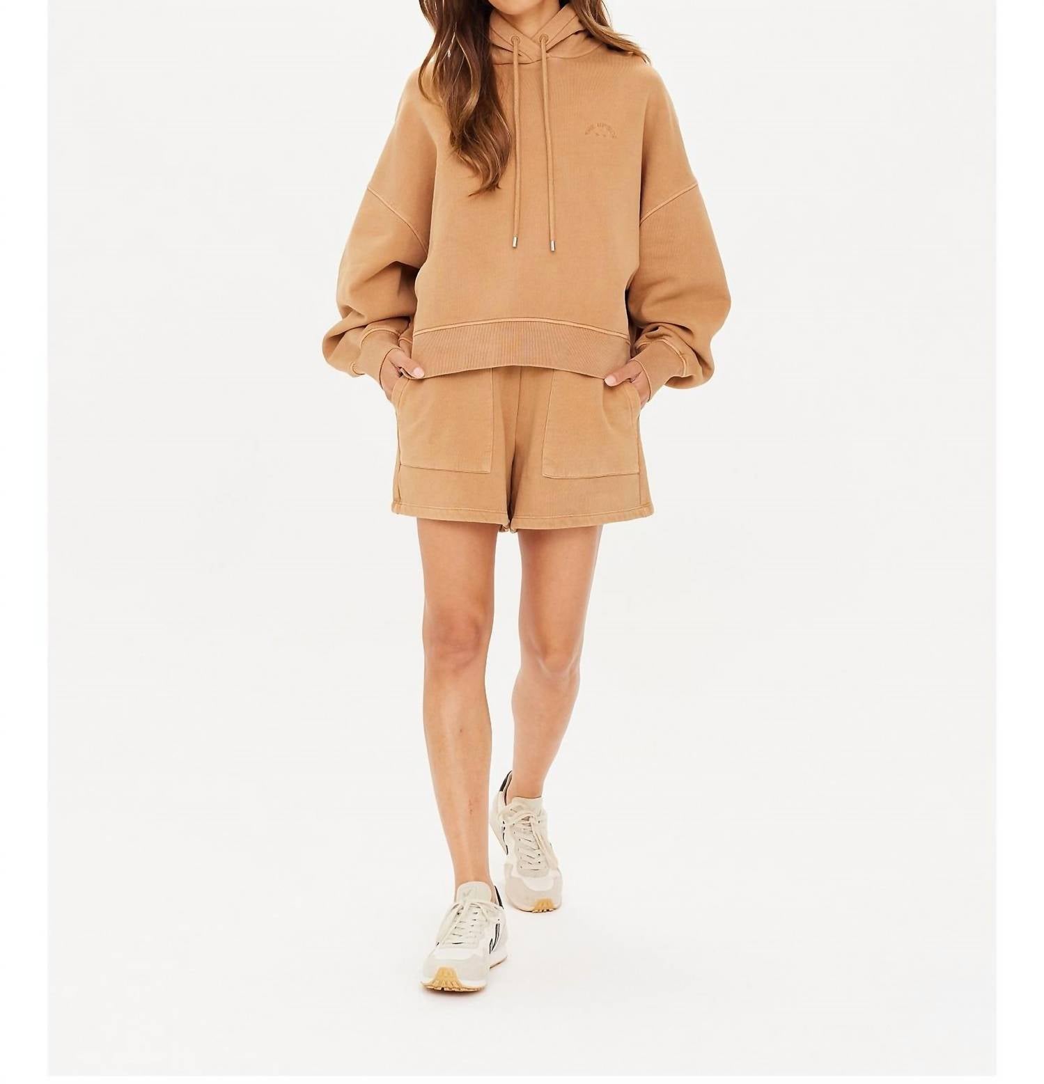 The Upside - TECOPA MASON HOODIE - brown - clothing - cotton