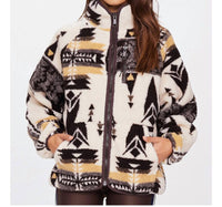 The Upside - TOTEM HARLOW ZIP THROUGH - brown - clothing - coats
