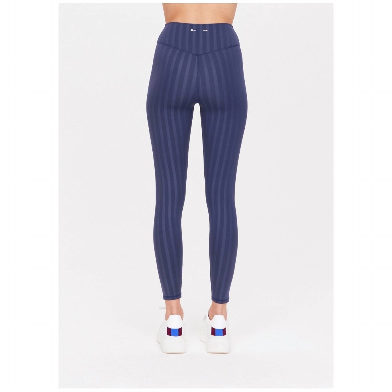 The Upside - Wilde High Rise 25in Midi Pant - blue - clothing - leggings