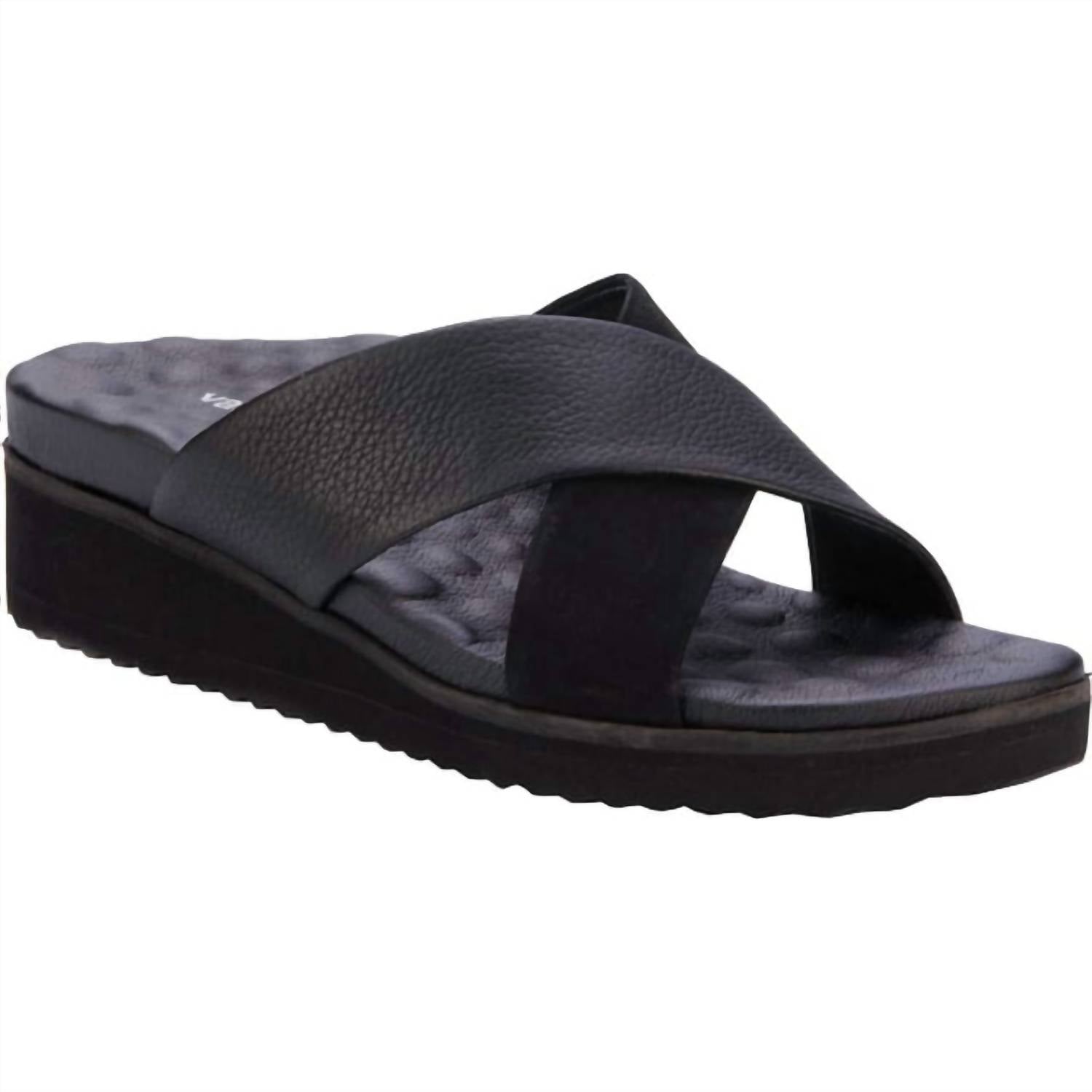 The Walking Cradle Co. - Women's Hudson Sandal - black - sandals - shoes