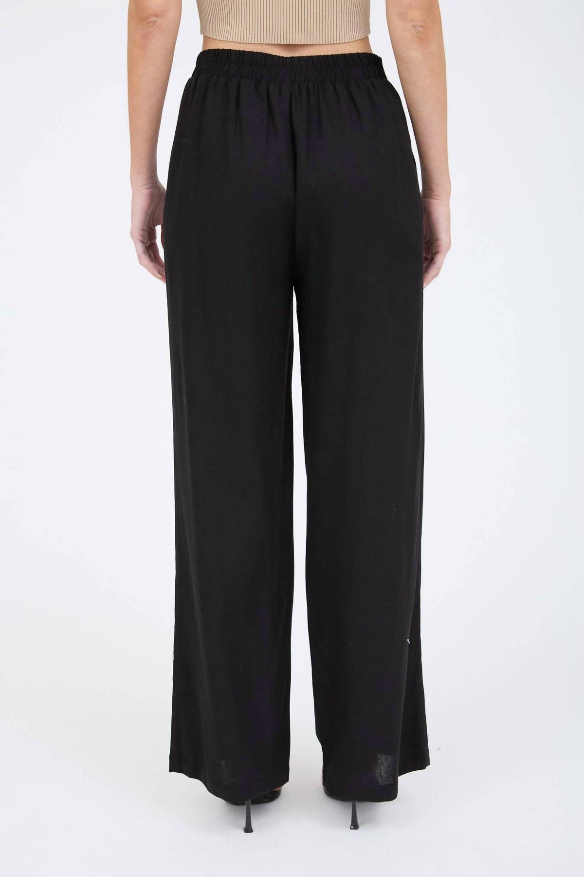 The Workshop Studio - High Waisted Front Pleat Pants