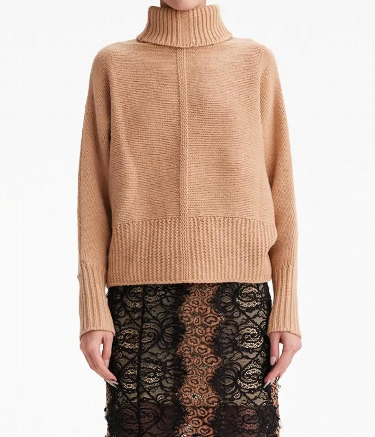 Theo The Label - Pallas Dolman Turtleneck Sweater