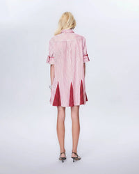 Theo The Label - Echo Mix Stripe Shirtdess