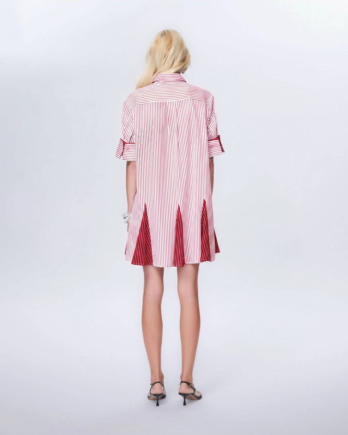 Theo The Label - Echo Mix Stripe Shirtdess