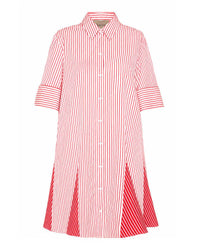 Theo The Label - Echo Mix Stripe Shirtdess