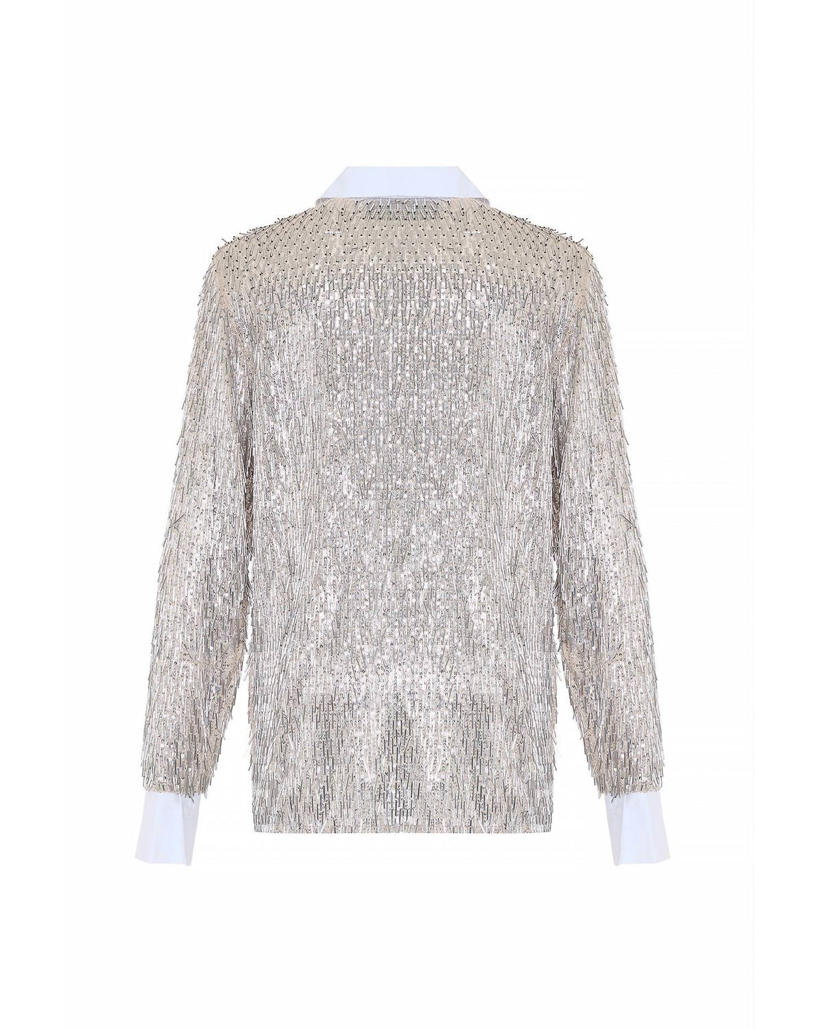 Theo The Label - Kleio Sequin Collared Shirt