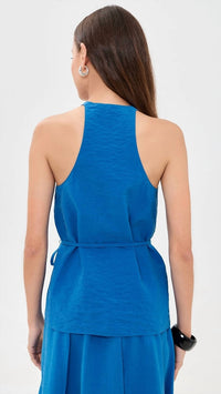 Theory - Belt Halterneck Top