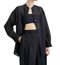 Theory - Bustier Button Down Blouse
