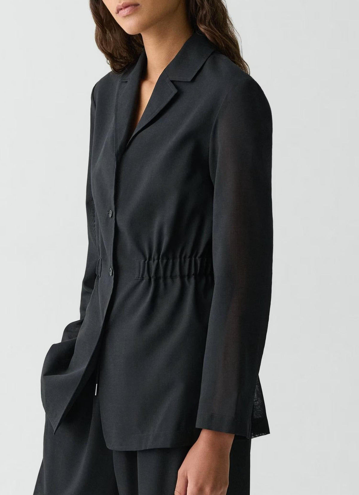 Theory - Cinch Waist Lightweight Jacket