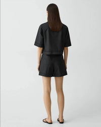 Theory - City Poplin Eyelet Shorts