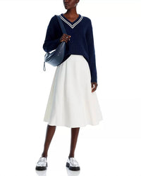 Theory - Full Round Midi Skirt - clothing - knee - length - skirts - midi
