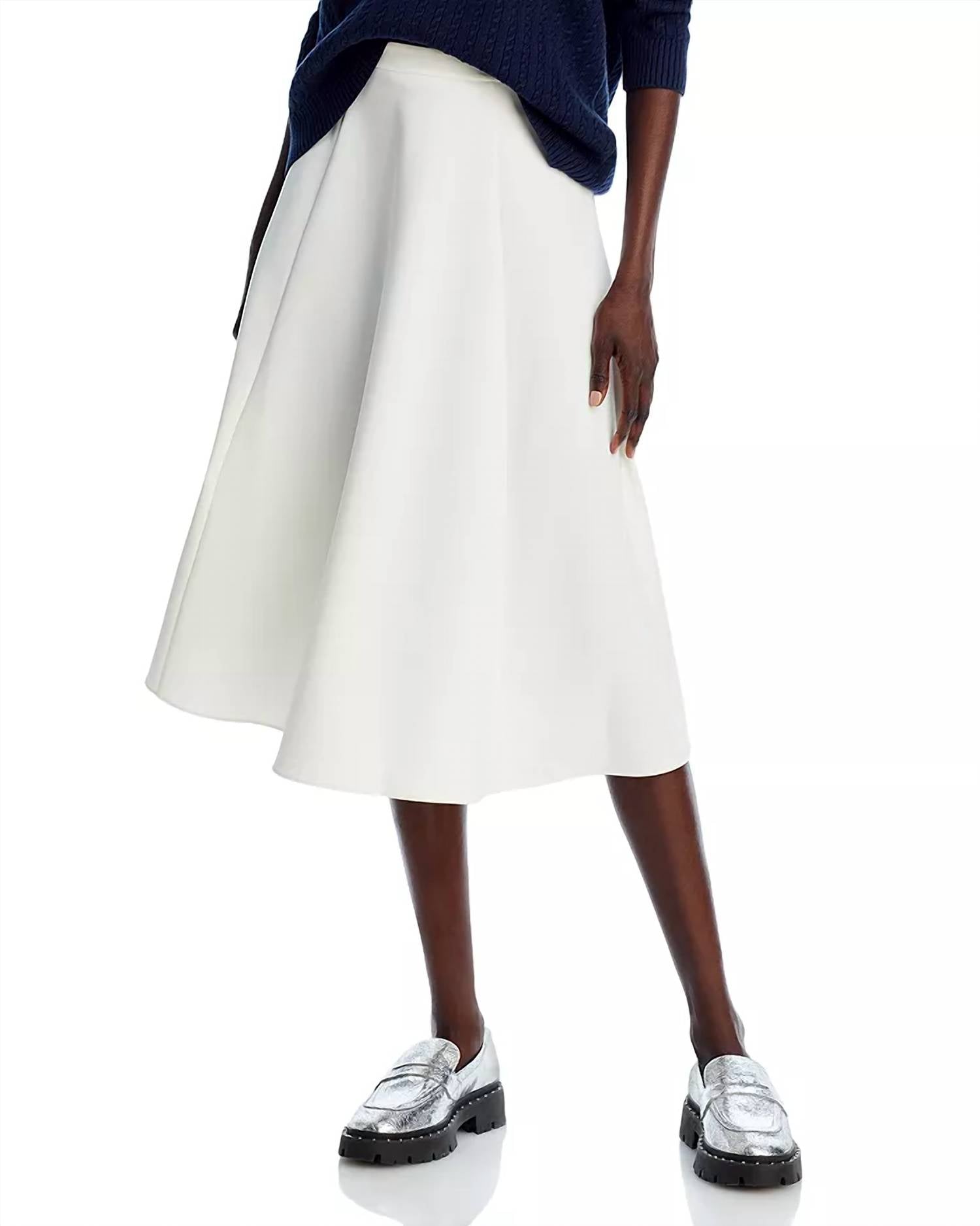 Theory - Full Round Midi Skirt - clothing - knee - length - skirts - midi