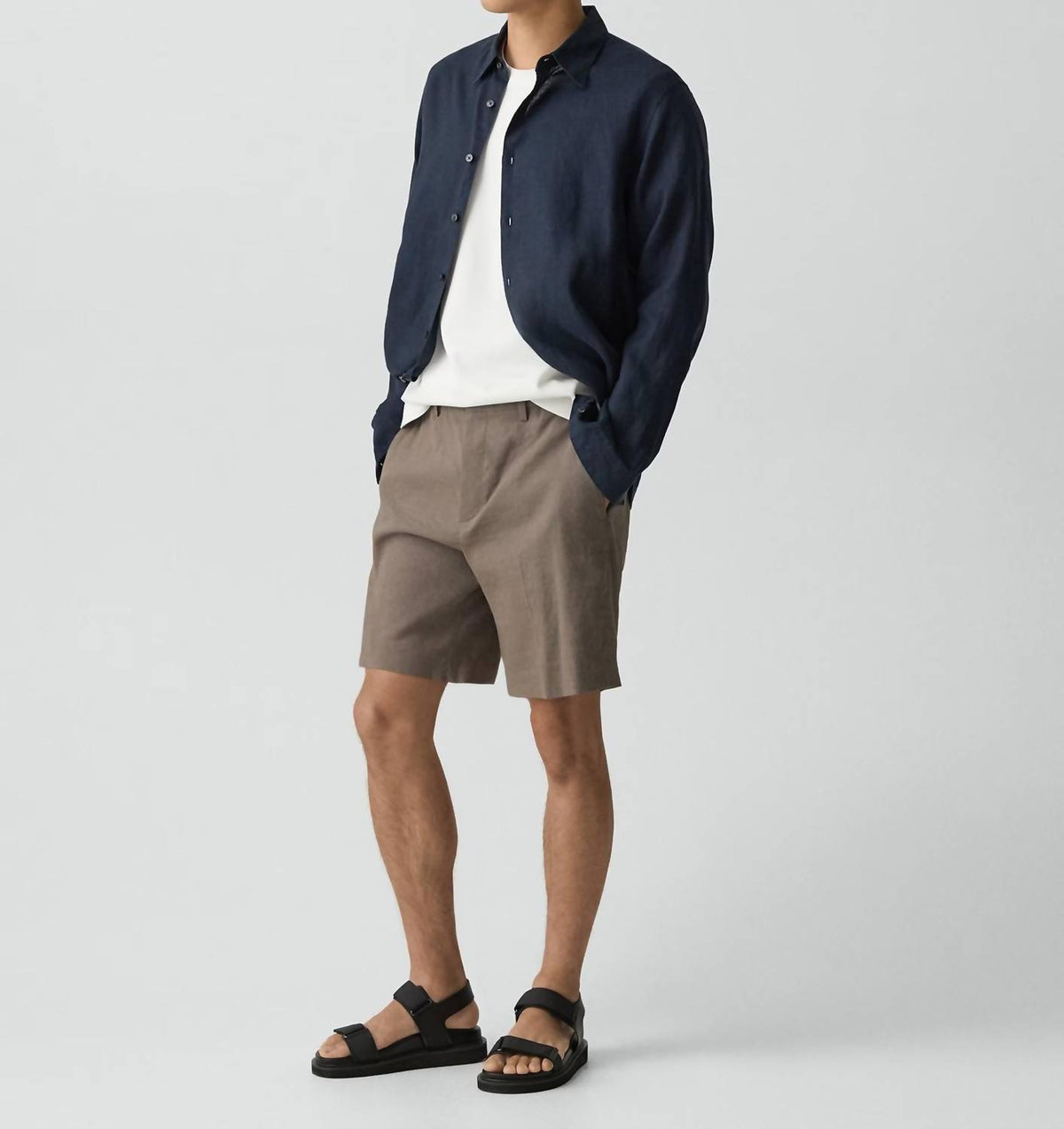 Theory - Good Linen Standard Shorts